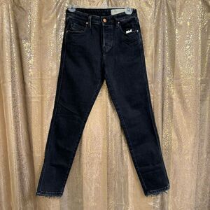 DIESEL Babhila 084NX Slim Skinny Dark Blue Black Women's Ankle Jeans W24/L32
